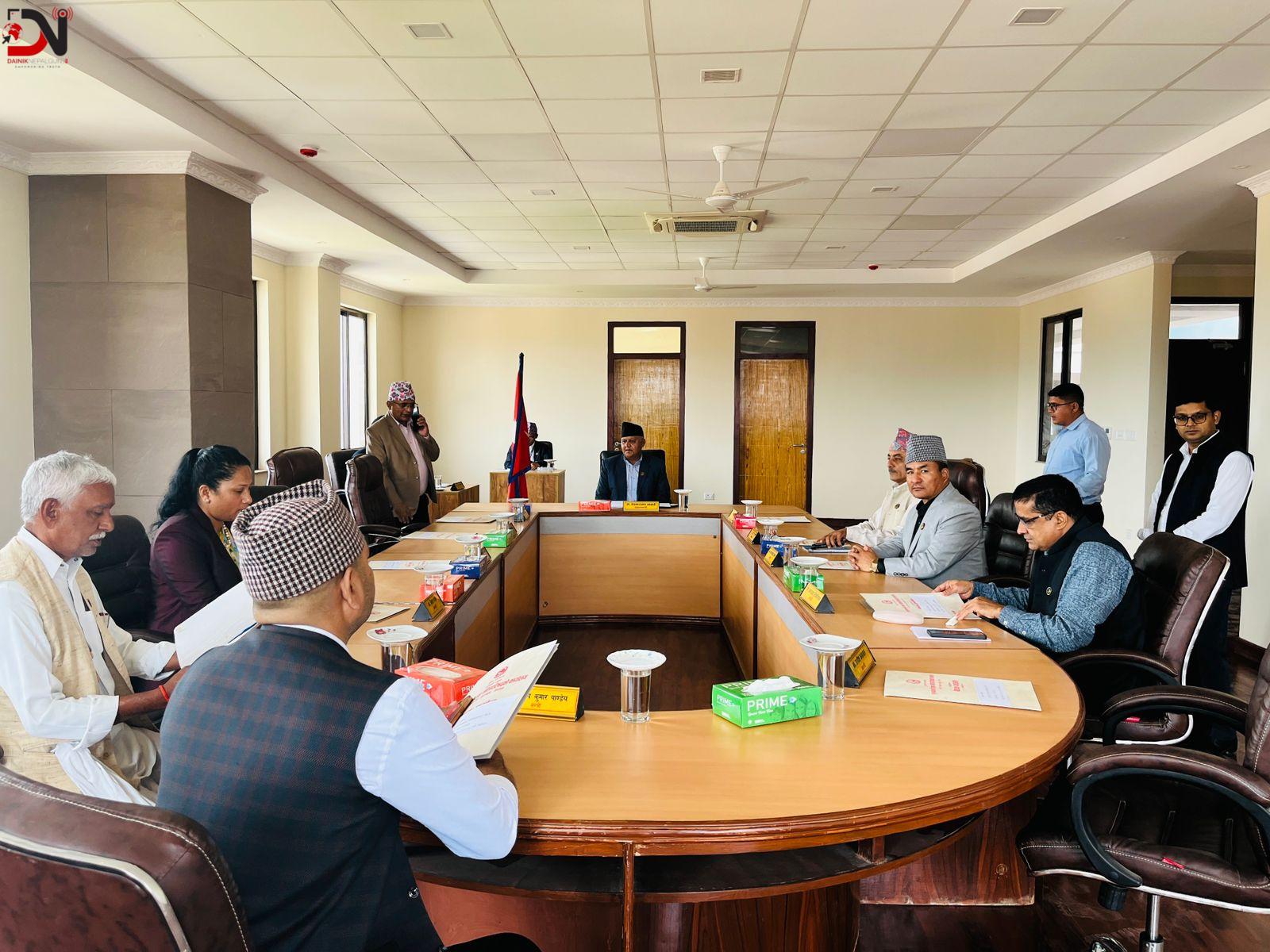 प्रदेश मन्त्रिपरिषद्का निर्णय : सचिवको जिम्मेवारीदेखि कार्यविधि स्वीकृतसम्म