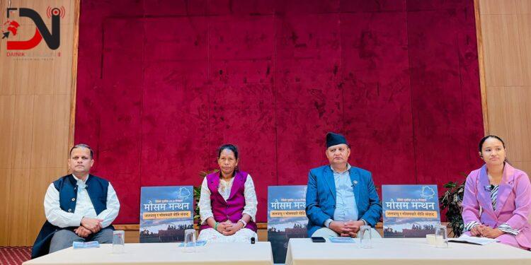 स्थान विशेष मौसम पूर्वानुमानका लागि संघीय सरकारसँग समन्वय गर्छौं : मुख्यमन्त्री आचार्य