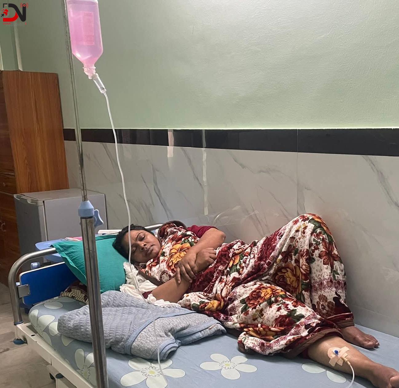 बिग्रियो अनसनरत रुबी खानको स्वास्थ्य