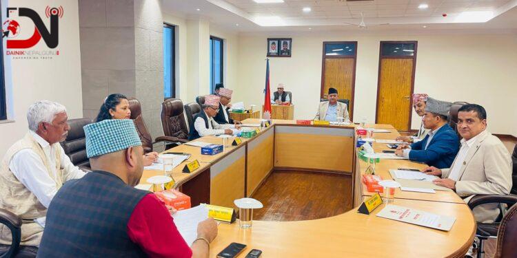 लुम्बिनी प्रदेश सरकारद्वारा नीति तथा कार्यक्रम स्वीकृत