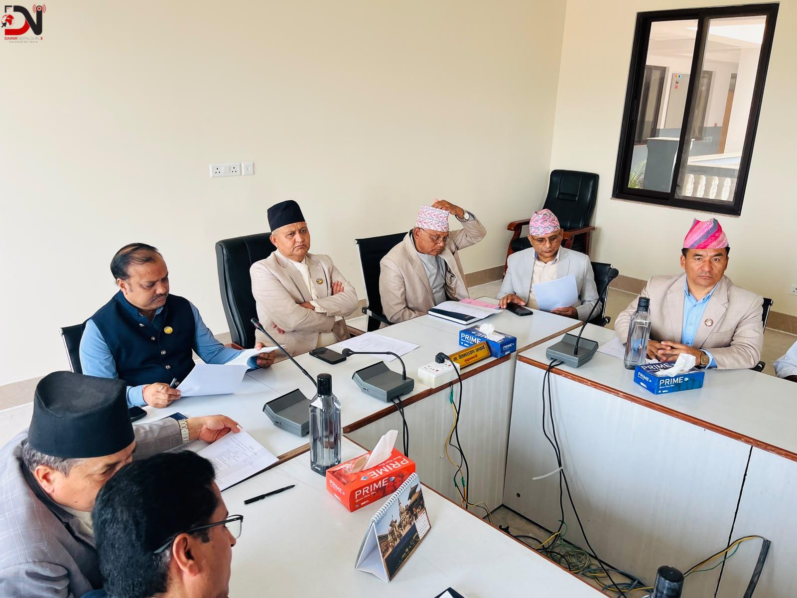 विपद् प्रतिकार्यका लागि तयारी अवस्थामा रहन निर्देशन