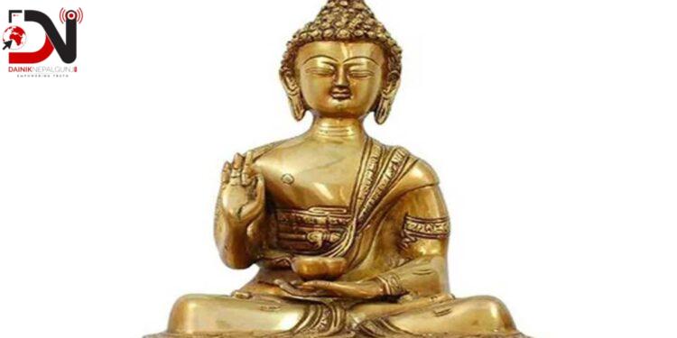 अमेरिका पुर्याइएको बुद्ध मूर्ति बज्रधातु विहारमा पुनःस्थापना