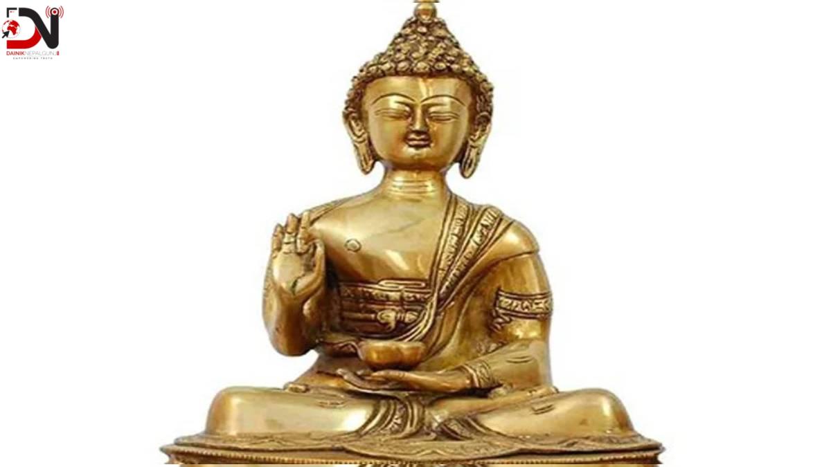 अमेरिका पुर्याइएको बुद्ध मूर्ति बज्रधातु विहारमा पुनःस्थापना