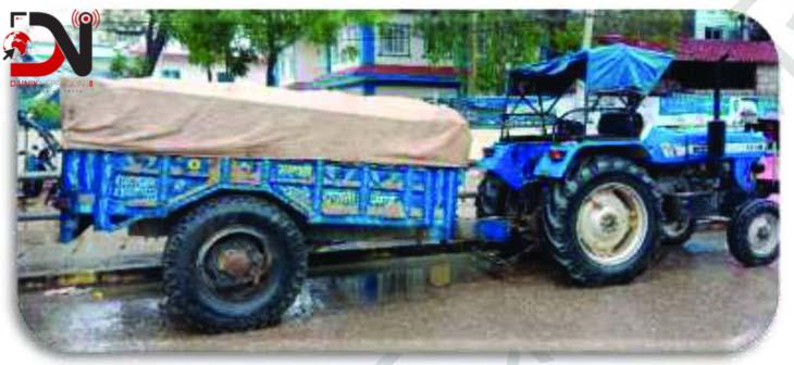 अवैध बालुवा उत्खनन् गर्ने तीन ट्याक्टर नियन्त्रणमा
