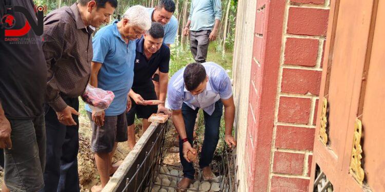 वडा नं. १८ मा विकास निर्माणले लियो तीव्र गति