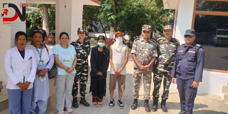 एसएसबीले गर्यो किशोरीको उद्दार