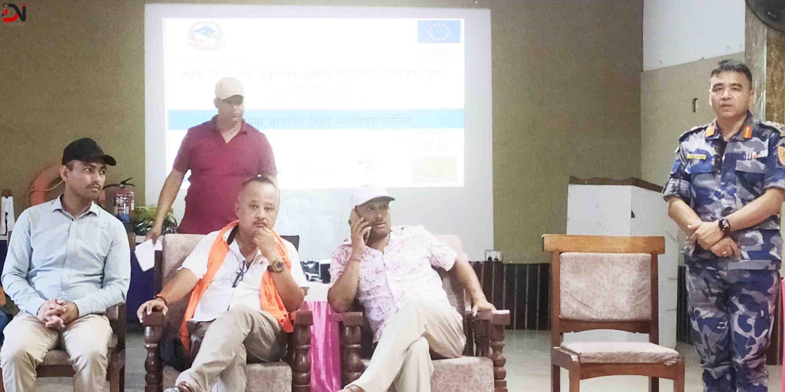 स्वयंसेवकलाई विपद् खोज तथा उद्धार तालिम