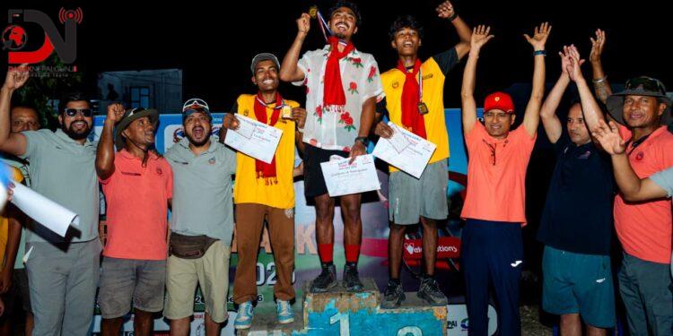 पम्प ट्र्याकको विजेता निरभ
