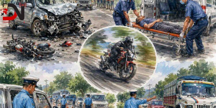 बाँके : १९ सवारी दुर्घटना, चार जनाको मृत्यु