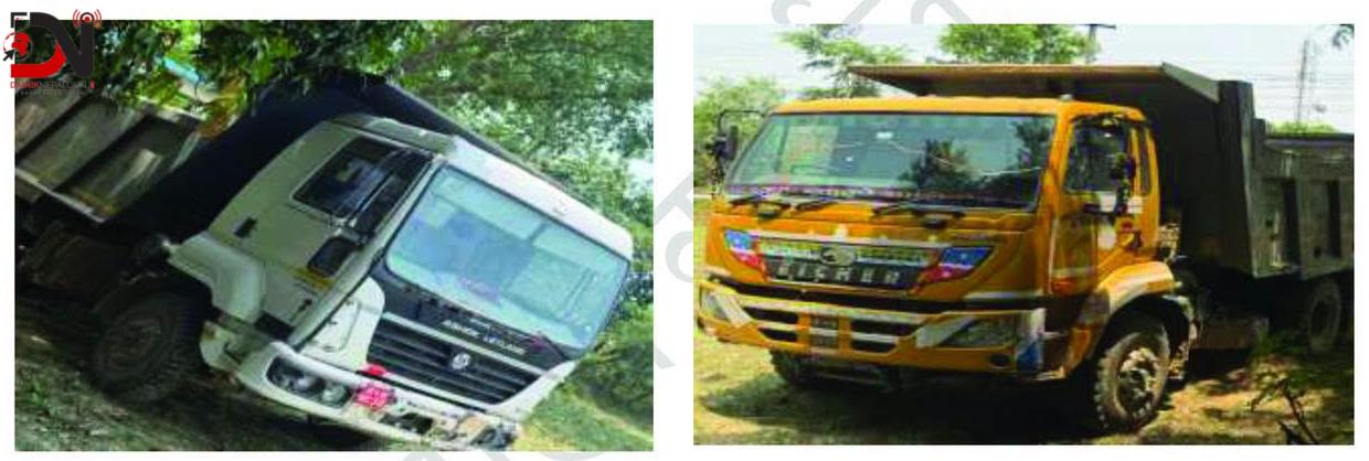 अबैध माटो उत्खनन् तथा ढुवानीमा संलग्न ३ सवारी साधन नियन्त्रणमा