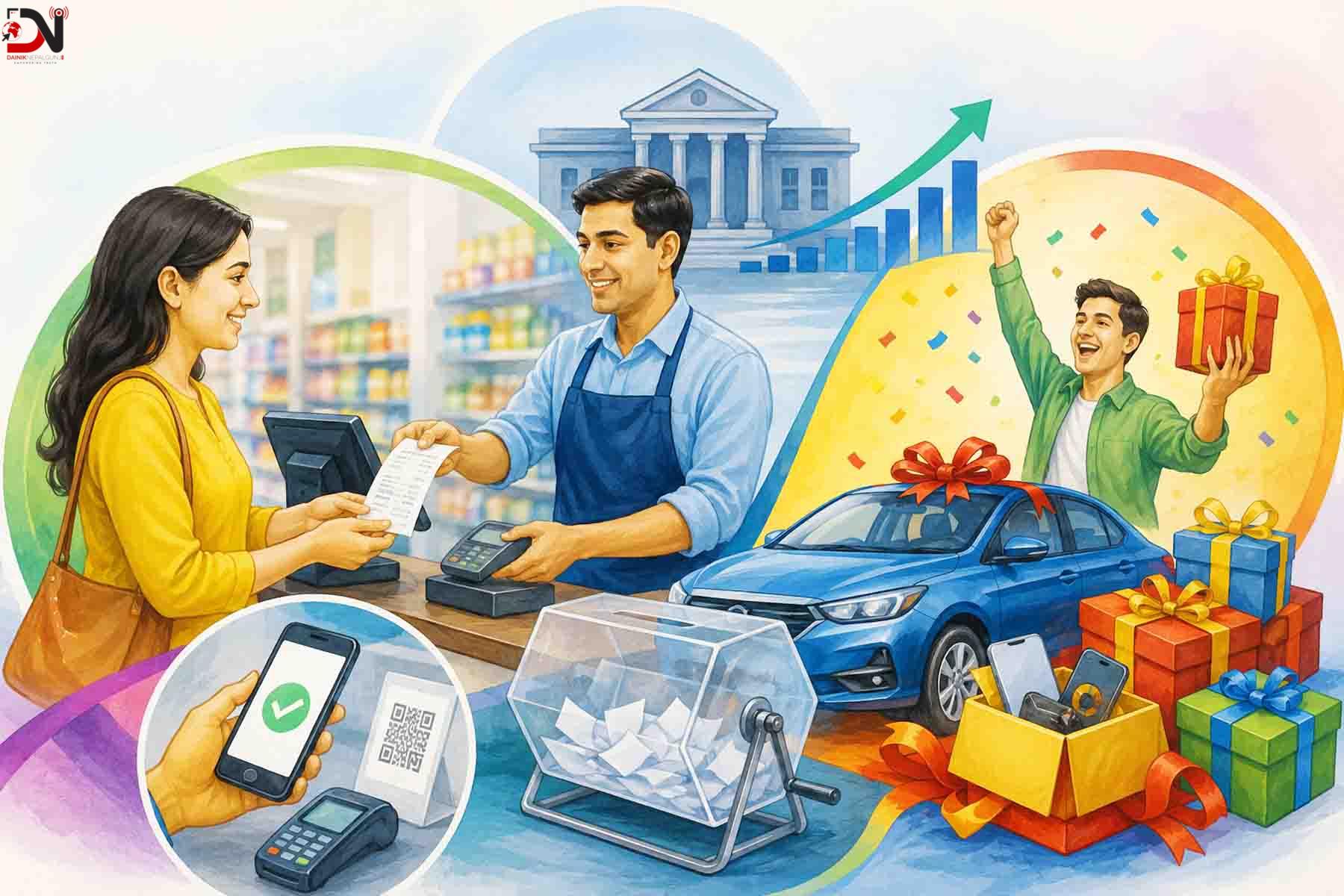 बिजक लिने उपभोक्तालाई उपहार