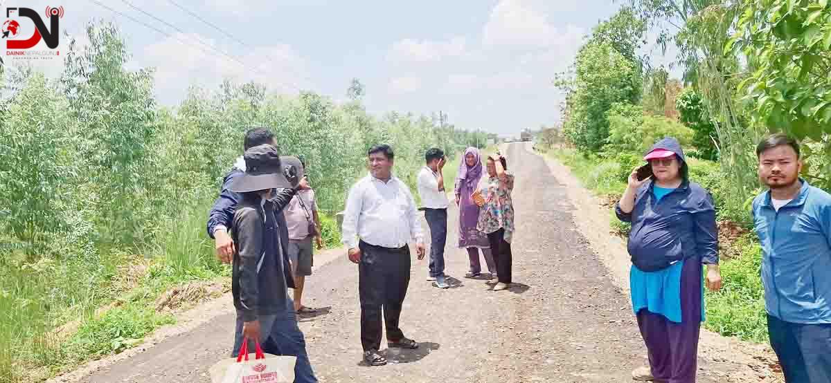 खजुरामा हुलाकी सडकको वैकल्पिक मार्ग निर्माण