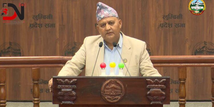 लुम्बिनी प्रदेशको बजेट बहुमतले पारित