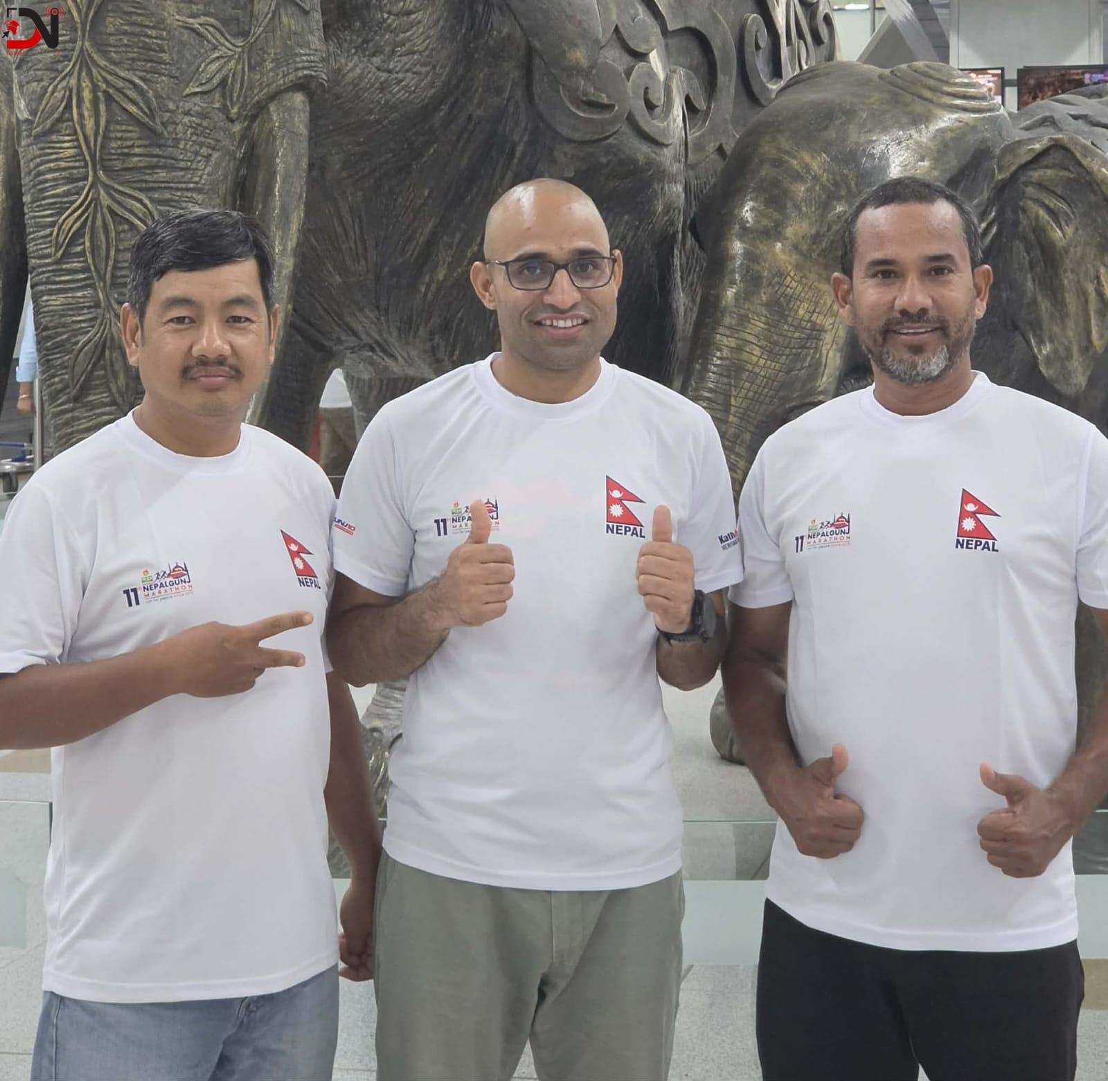 नेपालगन्ज म्याराथनकाे तीन सदस्यीय टाेली मलेसियातर्फ