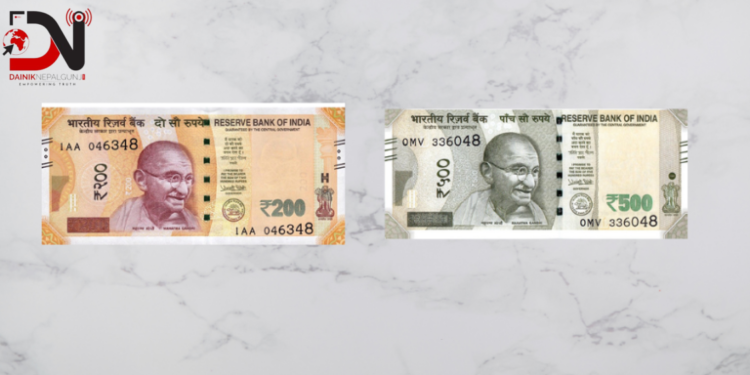प्रयोगमा आउने भए भारु २ सय र ५ सयका नोट