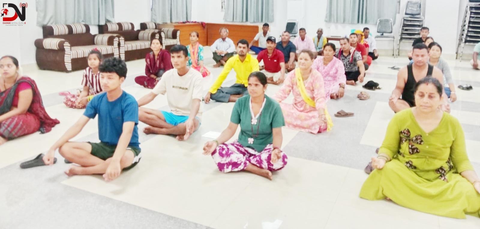 कुरुवालाई योग अभ्यास