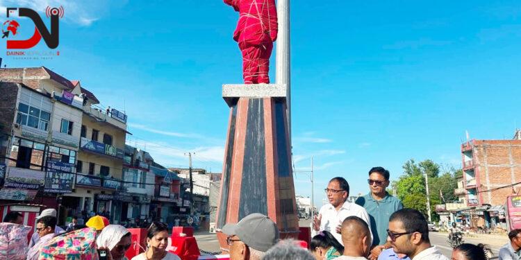 पुनर्निर्मित सालिकहरूको शनिबार अनावरण गरिंदै