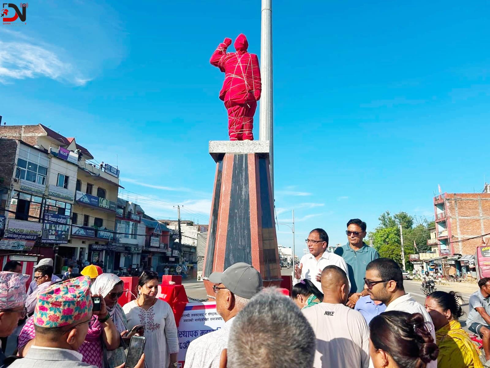 पुनर्निर्मित सालिकहरूको शनिबार अनावरण गरिंदै