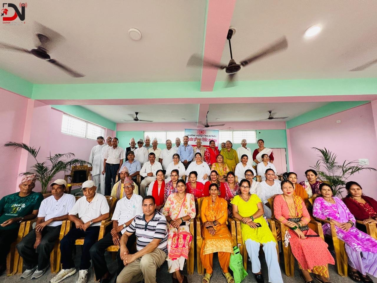 राजयोग अभ्यासमार्फत तनाव व्यवस्थापन र आत्मिक शक्तिबारे प्रशिक्षण