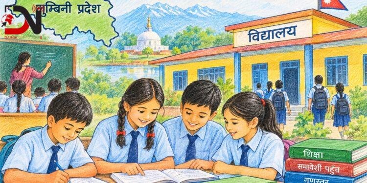लुम्बिनी : ५ हजार बढी विद्यालय, १२ लाख बढी विद्यार्थी