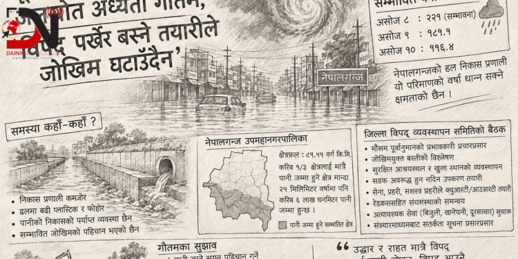 पूर्वतयारीमै प्रश्न उठाउँदै जलस्रोत अध्येता गौतम, ‘विपद् पर्खेर बस्ने तयारीले जोखिम घटाउँदैन’
