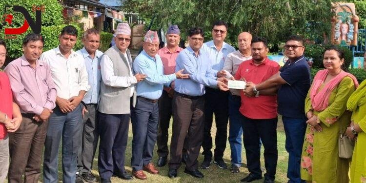बाँकेका निजी विद्यालयले विपद्मा गरे ६५ लाख रुपैयाँ सहयोग