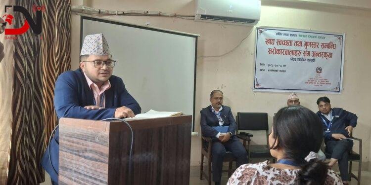 मिठाई व्यवसायीहरुलाई लेबलिङ गरेर बेचविखन गर्न आग्रह