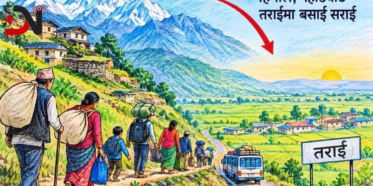 बढ्दो बसाइँसराइले सहरमा चाप